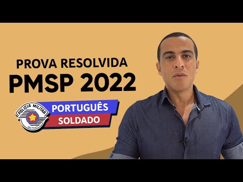 PMSP TEST 2022 - PORTUGUESE - SOLDIER (VUNESP)