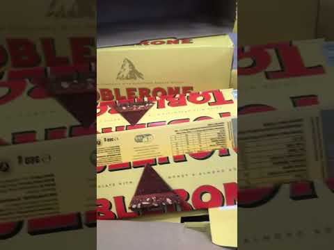 Big boxes of Toblerone#chocolate#short#tobleron#sweet#asmr#satisfying