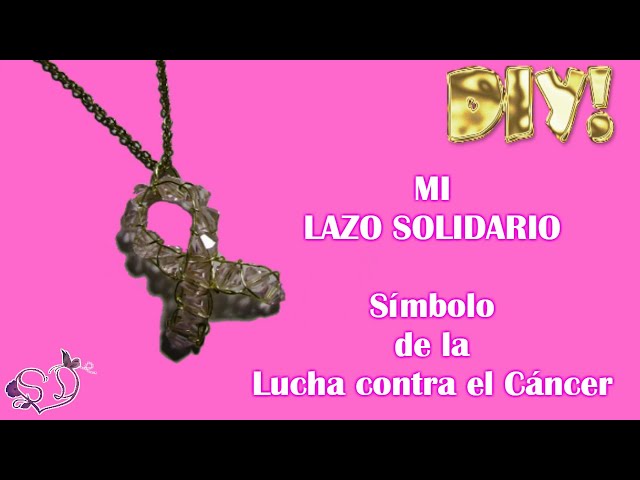 Vídeo relacionado con Collar con lazo lucha contra el Cáncer y corazón de cristal rosa de Plata de Ley 925 - Regalos de apoyo en la lucha contra el Cáncer