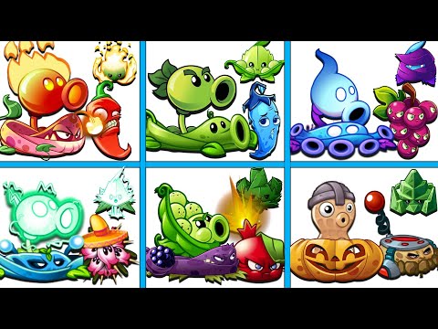PVZ 2 - 6 Random Team Battlez - Who Will Win? Team Plant Vs Team Plant.