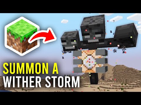 How To Summon Wither Storm In Minecraft With Commands - Full Guide