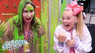 Jojo Siwa Slimed the Ballinger Family!!!