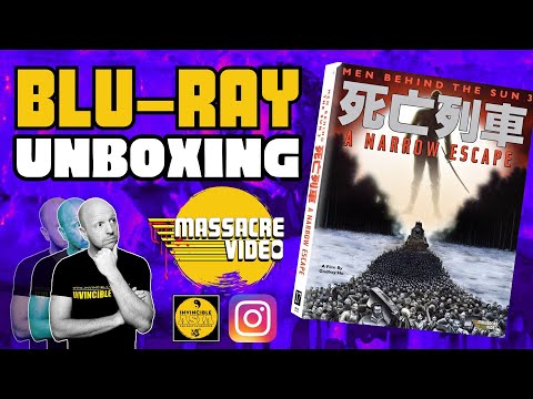 MEN BEHIND THE SUN 3 黑太陽731完結篇之死亡列車 - Massacre Video Blu-ray Unboxing & Review