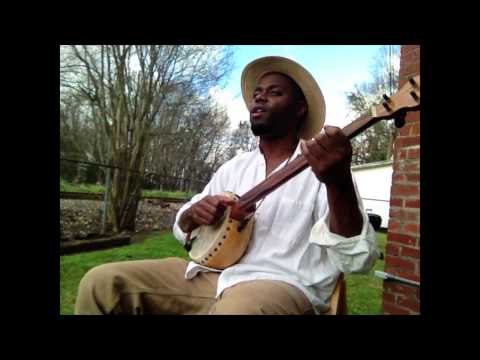 Cedric Watson on gourd banjo 