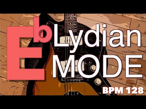 Eb Lydian Mode Scale - Groove Jam Backing Track