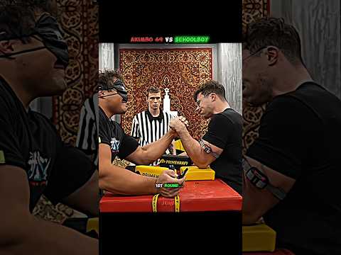 😱AKIMBO 69 HIDE EYES VS RUBBER BEND ARMWRESTLER 🔥