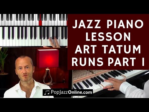 Art Tatum runs Jazz Lesson - Ragtime to Stride Piano Part 1/2