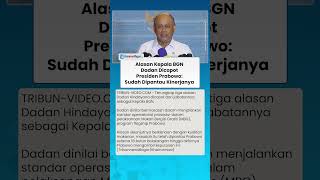 Terungkap Alasan Kepala BGN Dadan Dicopot Presiden Prabowo, Ternyata Kinerjanya Sudah Dipantau