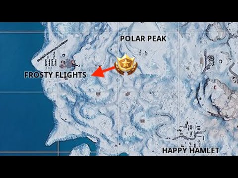 Secret Season 7 Week 1 Battlestar Location(Snowfall Challenges)-Fortnite Battle Royale
