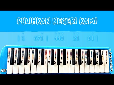 NOT PIANIKA LAGU PULIHKAN NEGERI KAMI [JCLF] | LAGU ROHANI