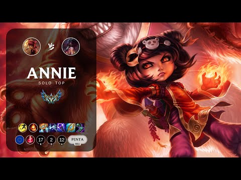 Annie Top vs Akali - EUW Challenger Patch 13.1