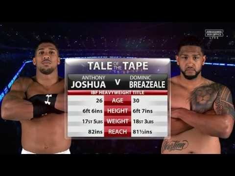 Anthony Joshua vs Dominic Breazeale FULL FIGHT HD