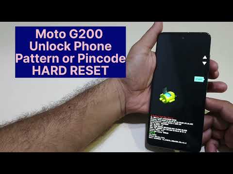 Moto G200 5G Unlock Smart Phone With Hard Reset | Pattern Unlock Without Pc