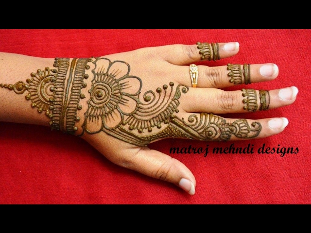 Henna For Wedding Easy Mehndi Design Video
