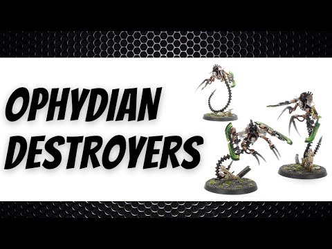 Ophydian Destroyers Glasshammer! - Necron Review / Tactics  - 9th Edition Codex - Warhammer 40k