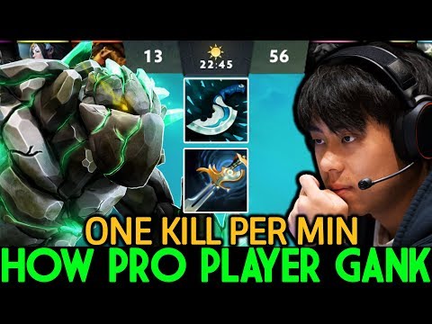 ANA [Tiny] How Pro Ganking One Kill Per Min 7.22 Dota 2