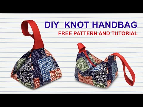 DIY Knot Handbag - Tutorial Cara Membuat Tas Simpul Handmade - Bag Making with Miko Craft