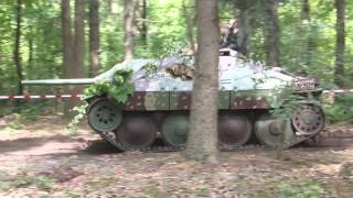 preview picture of video 'Hetzer Tank at Militracks 2014 in Overloon Holland'