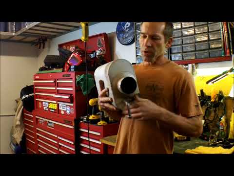 Position der Teilenummer an einem Flowmaster-Schalldämpfer