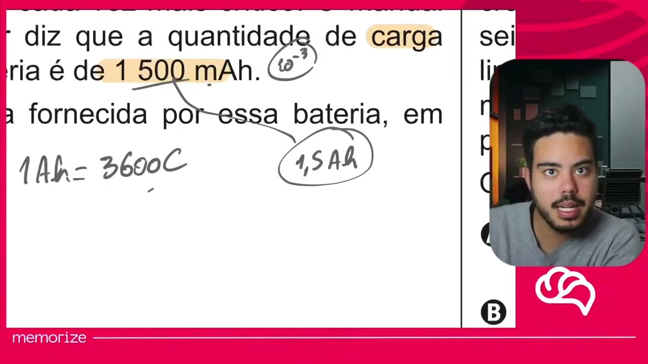Resolução em Vídeo — Questão 91 ENEM 2018 PPL