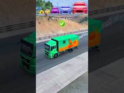 Cars vs Truck #shorts
