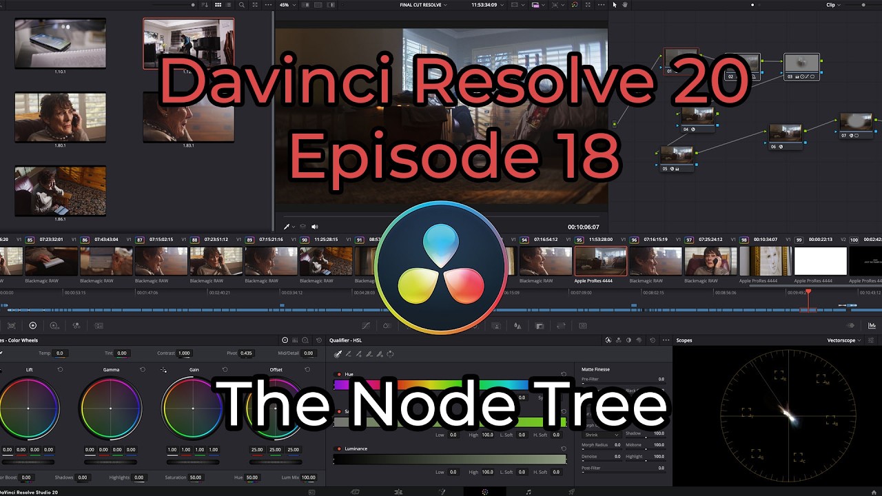 Davinci Resolve 20 - Episode 18 - The Node Tree