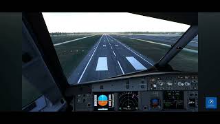 Misaligned and high on final pilot does this...@pilotpawanc #viral #trending #best #top #msfs2020