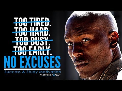 NO EXCUSES-強力な勉強のモチベーション【2017年版 (NO EXCUSES - Powerful Study Motivation [2017])