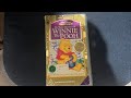Opening To The Many Adventures Of Winnie The Pooh 1998 VHS