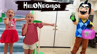 Hello Neighbor in Real Life! Gross Smashers &amp; Bigger LOL Surprise Toy Scavenger Hunt!!