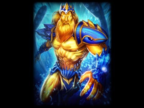 smite golden poseidon gameplay(no commentary)