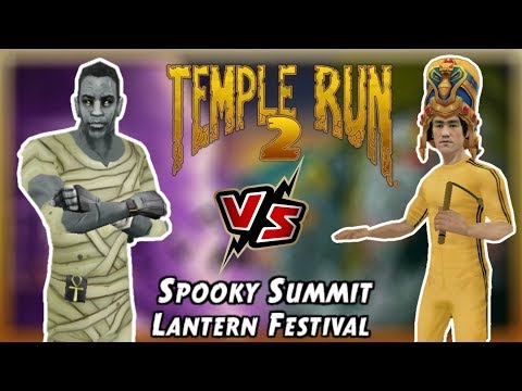 Barry Bones Mummy VS Bruce Lee ( Tracksuit ) Spooky Summit VS Lantern Festival Temple Run 2 YaHruDv