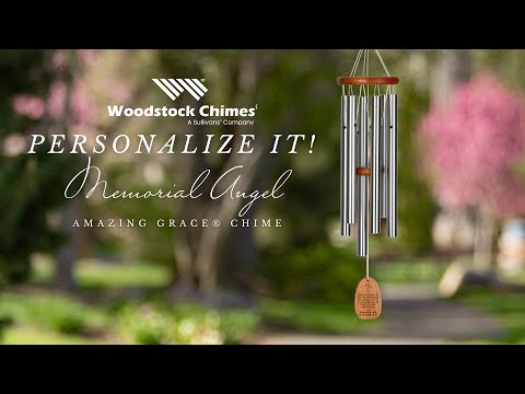 Personalize It! Memorial Angel - Amazing Grace Chime