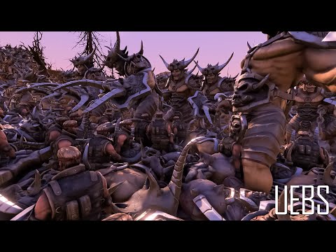 29.000 Chunk Norriss vs 29.000 Giant Ogres- Ultimate Epic Battle Simulator 2- UEBS 2