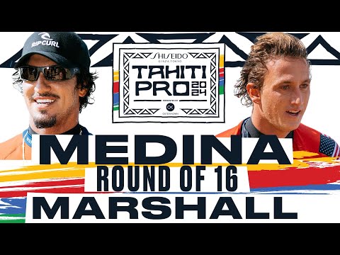 Gabriel Medina vs Jake Marshall | SHISEIDO Tahiti Pro pres by Outerknown 2024 - Round of 16