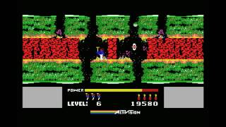 H.E.R.O. MSX Gameplay - Helicopter Pack Action-Platformer