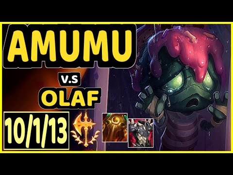 CINKROF (AMUMU) vs OLAF - 10/1/13 KDA JUNGLE GAMEPLAY - EUW Ranked GRANDMASTER
