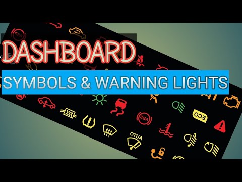Dashboard Signs and Warning Lights