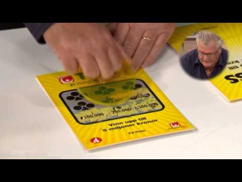 Rune Ekstedt skrapar nästan sönder lotten  - Nyhetsmorgon (TV4)