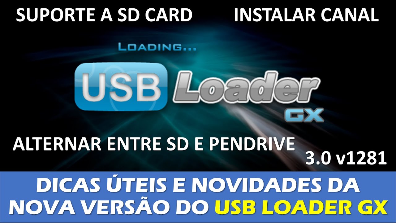 NOVA VERSÃO USB LOADER GX - SUPORTE A SD CARD + DICAS ÚTEIS - NINTENDO WII