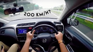 Honda City Top Speed Indonesia (POV)