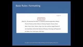 Purdue OWL: MLA Formatting: List of Works Cited