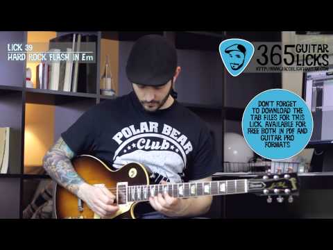 Lick 39/365 - Hard Rock Flash in Em | 365 Guitar Licks Project