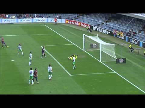 La Liga | Gol de Lobato (2-0) en el FC Barcelona B - Racing de Santander | 25-11-2012 | J15