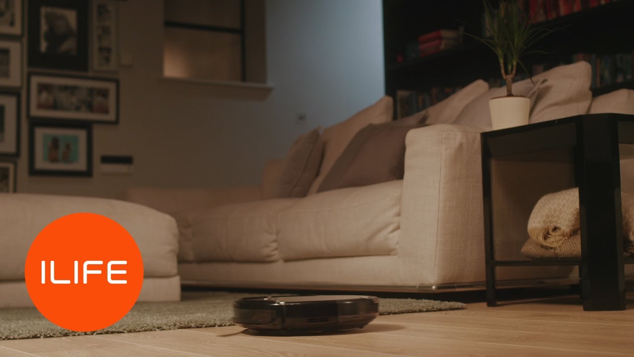 ILIFE A6 Robotic Vacuum Cleaner // Piano Black video thumbnail