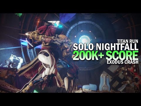 Solo 200k+ Nightfall "Exodus Crash" [Destiny 2]