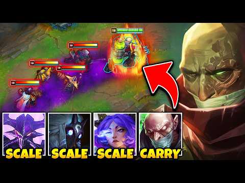 My whole team picked scaling champs and fed... but I'm the Rank 1 Singed so I carried