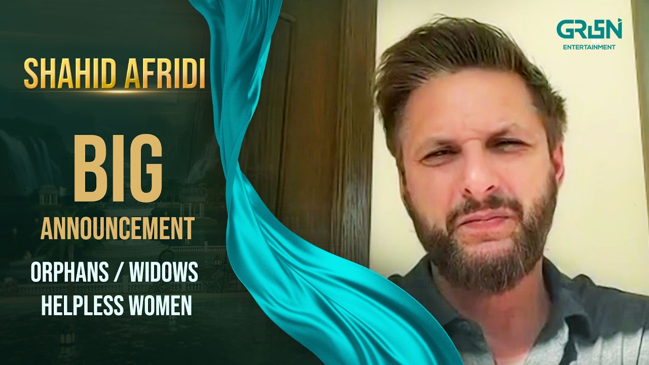 Shahid Afridi ki Taraf Se Besahara Aurton Ke Liye Tohfa | Danish Taimoor & Rabia Anum | Green TV