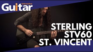 Video thumbnail for Sterling by Music Man STV60 St. Vincent | Review by Guitar Interactive Magazine