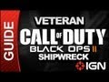 Call of Duty: Black Ops 2 Veteran Walkthrough Part 6 - Strike Force Mission Shipwreck
